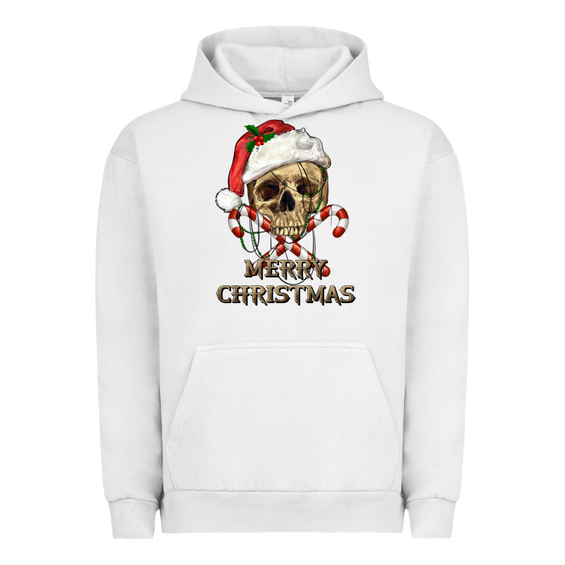 Merry Christmas Skull Urban Hoodie by RanaPortraitStore | Teevron