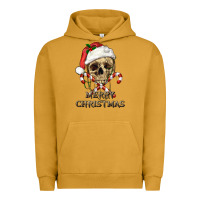 Pigment Peanut Butter merry christmas skull Urban Hoodie - RanaPortraitStore