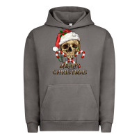 Pigment Tornado merry christmas skull Urban Hoodie - RanaPortraitStore