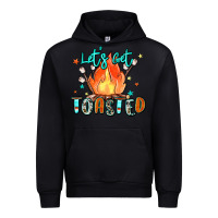 Black let's get toasted Urban Hoodie - Zillion Design Studio