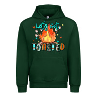 Forest Green let's get toasted Urban Hoodie - Zillion Design Studio