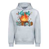 Heather Grey let's get toasted Urban Hoodie - Zillion Design Studio