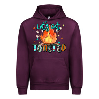 Mauve Wine let's get toasted Urban Hoodie - Zillion Design Studio
