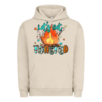 Pigment French Oak let's get toasted Urban Hoodie - Zillion Design Studio