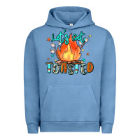 Pigment Pebble Blue let's get toasted Urban Hoodie - Zillion Design Studio