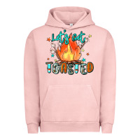 Pigment Salmon let's get toasted Urban Hoodie - Zillion Design Studio