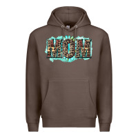 Coffee aztec mom Premium Hoodie - Zillion Design Studio