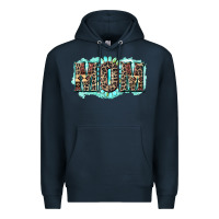 Navy aztec mom Premium Hoodie - Zillion Design Studio