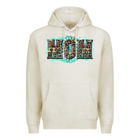 Oatmeal Heather aztec mom Premium Hoodie - Zillion Design Studio