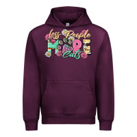 Mauve Wine less people more cats Urban Hoodie - Zillion Design Studio