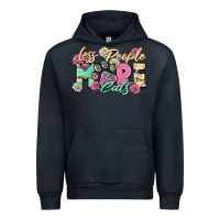 Navy less people more cats Urban Hoodie - Zillion Design Studio