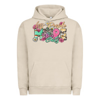 Pigment French Oak less people more cats Urban Hoodie - Zillion Design Studio