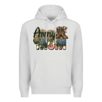 Dove Grey army mom Premium Hoodie - Zillion Design Studio