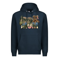 Navy army mom Premium Hoodie - Zillion Design Studio