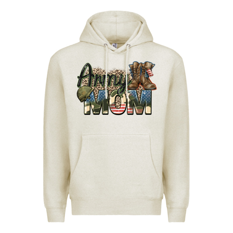 Army Mom Premium Hoodie by Zillion Design Studio | Teevron