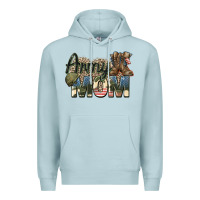Blue Mist army mom Premium Hoodie - Zillion Design Studio