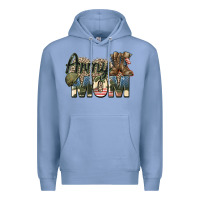 Colony Blue army mom Premium Hoodie - Zillion Design Studio