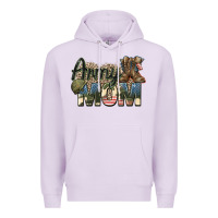 Lilac army mom Premium Hoodie - Zillion Design Studio