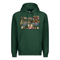Sports Green army mom Premium Hoodie - Zillion Design Studio
