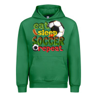Emerald eat sleep soccer repeat Urban Hoodie - texasbilliewilder