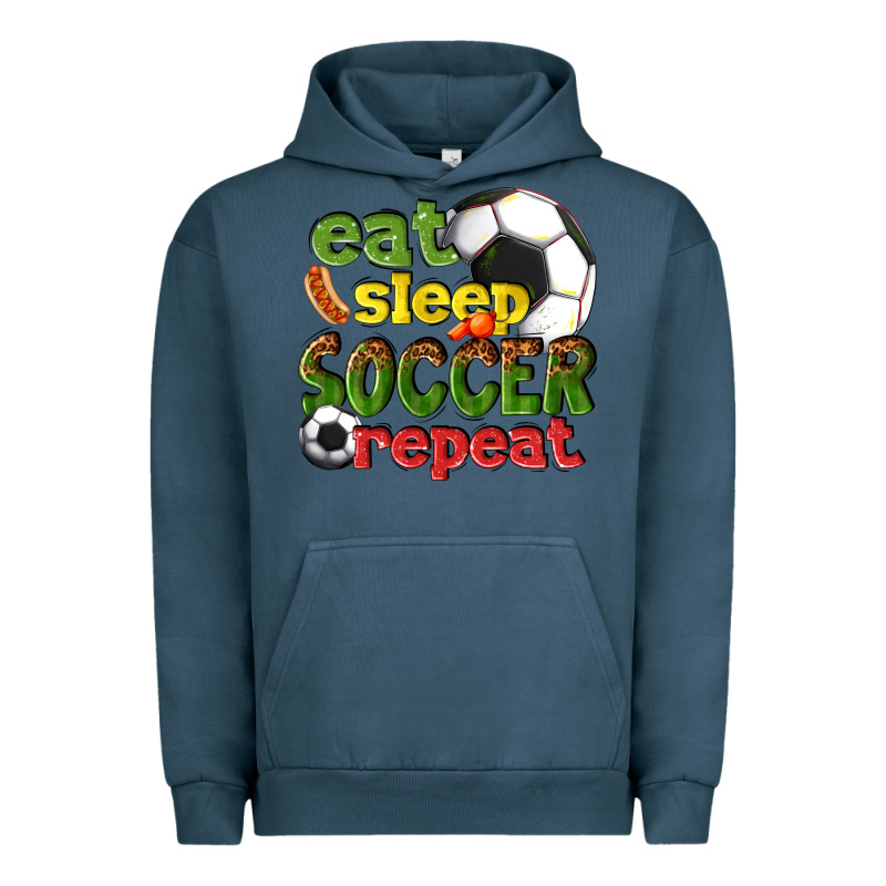 Eat Sleep Soccer Repeat Urban Hoodie by texasbilliewilder | Teevron