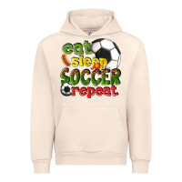 Sandshell eat sleep soccer repeat Urban Hoodie - texasbilliewilder