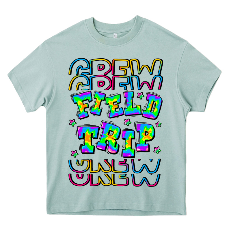 Crew Field Trip Heavy Core Tee by CowhideDigitalArt | Teevron