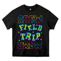 Black Crew Field Trip Heavy Core Tee - CowhideDigitalArt