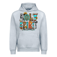 Heather Grey holy spirit activate Urban Hoodie - Zillion Design Studio
