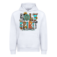 White holy spirit activate Urban Hoodie - Zillion Design Studio
