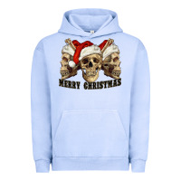 Pigment Grape Ice Merry Christmas Skulls Urban Hoodie - RanaPortraitStore