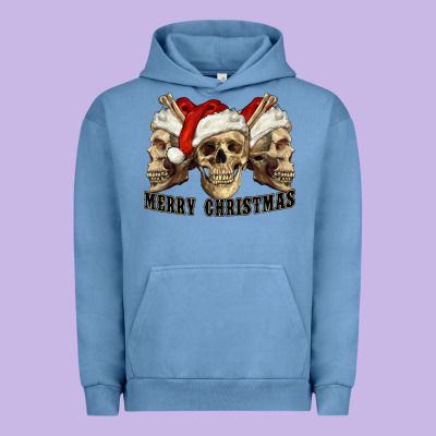 Urban Hoodie Merry Christmas Skulls
