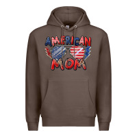 Coffee American mom Premium Hoodie - Zillion Design Studio