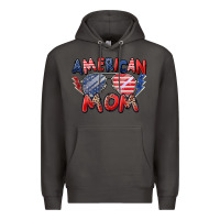 Smoke American mom Premium Hoodie - Zillion Design Studio