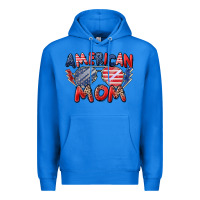 True Royal American mom Premium Hoodie - Zillion Design Studio