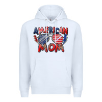 White American mom Premium Hoodie - Zillion Design Studio