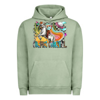 Pigment Oil Green cosmic cowgirl Urban Hoodie - Zillion Design Studio