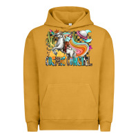 Pigment Peanut Butter cosmic cowgirl Urban Hoodie - Zillion Design Studio