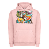 Pigment Salmon cosmic cowgirl Urban Hoodie - Zillion Design Studio