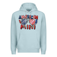 Blue Mist American mini Premium Hoodie - Zillion Design Studio