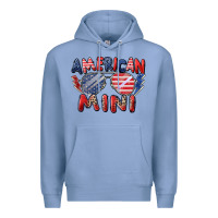 Colony Blue American mini Premium Hoodie - Zillion Design Studio