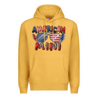 Mustard American mini Premium Hoodie - Zillion Design Studio