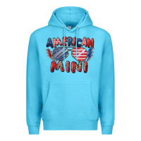 Ocean Blue American mini Premium Hoodie - Zillion Design Studio