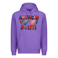 Purple American mini Premium Hoodie - Zillion Design Studio