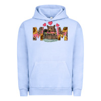 Pigment Grape Ice Mom Bear With Sunflowers Urban Hoodie - RanaPortraitStore