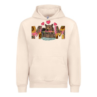 Sandshell Mom Bear With Sunflowers Urban Hoodie - RanaPortraitStore