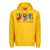 Lemon peace love equality Premium Hoodie - texasbilliewilder