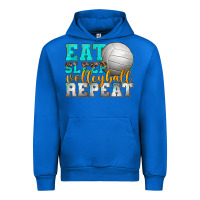 Cobalt eat sleep volleyball repeat Urban Hoodie - texasbilliewilder