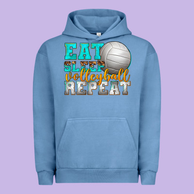 Urban Hoodie eat sleep volleyball repeat