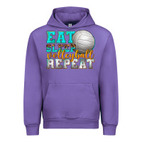 Tulip eat sleep volleyball repeat Urban Hoodie - texasbilliewilder